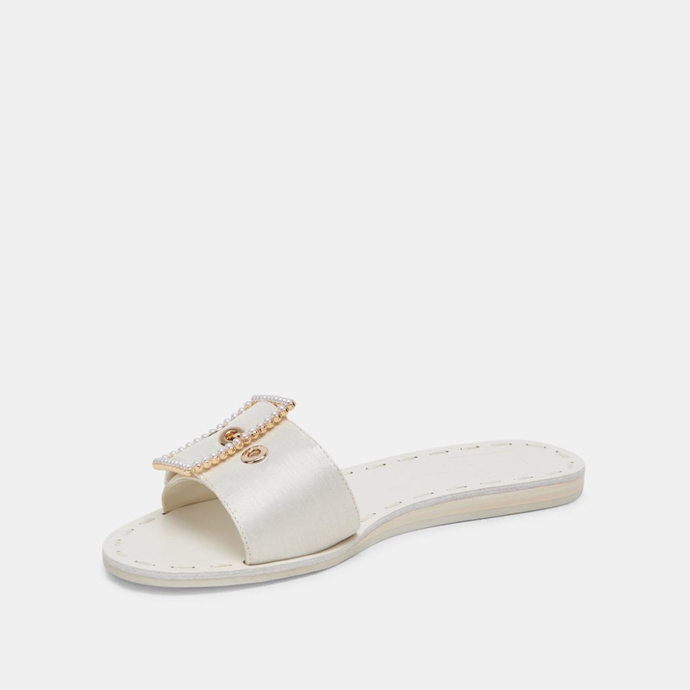 Dolce Vita Dasa Pearl Sandals Vanilla Silk