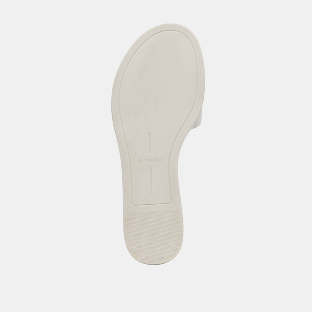 Dolce Vita Dasa Pearl Sandals Vanilla Silk