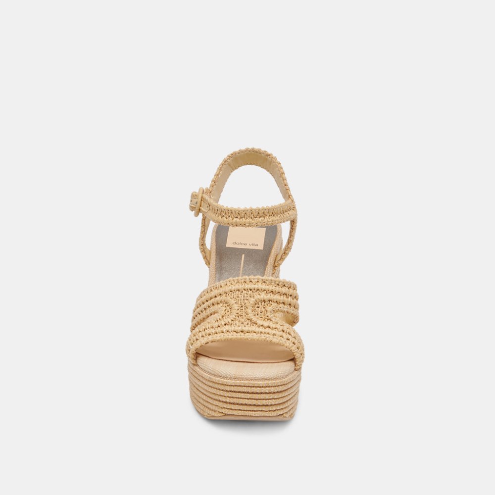 Dolce Vita Lacye Heels Natural Woven