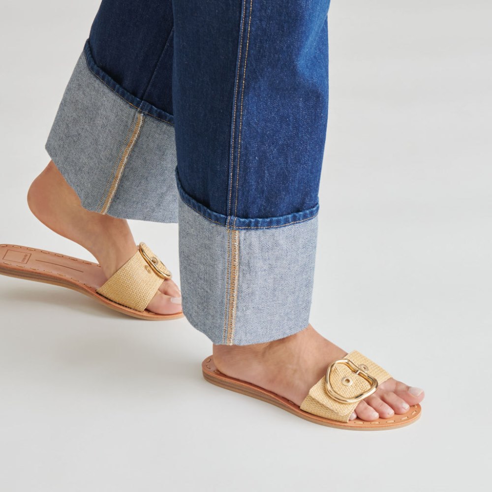 Dolce Vita Danna Sandals Natural Raffia