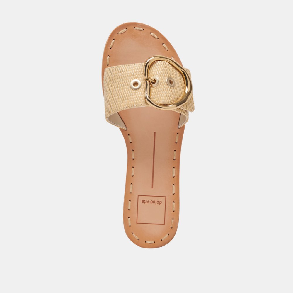 Dolce Vita Danna Sandals Natural Raffia