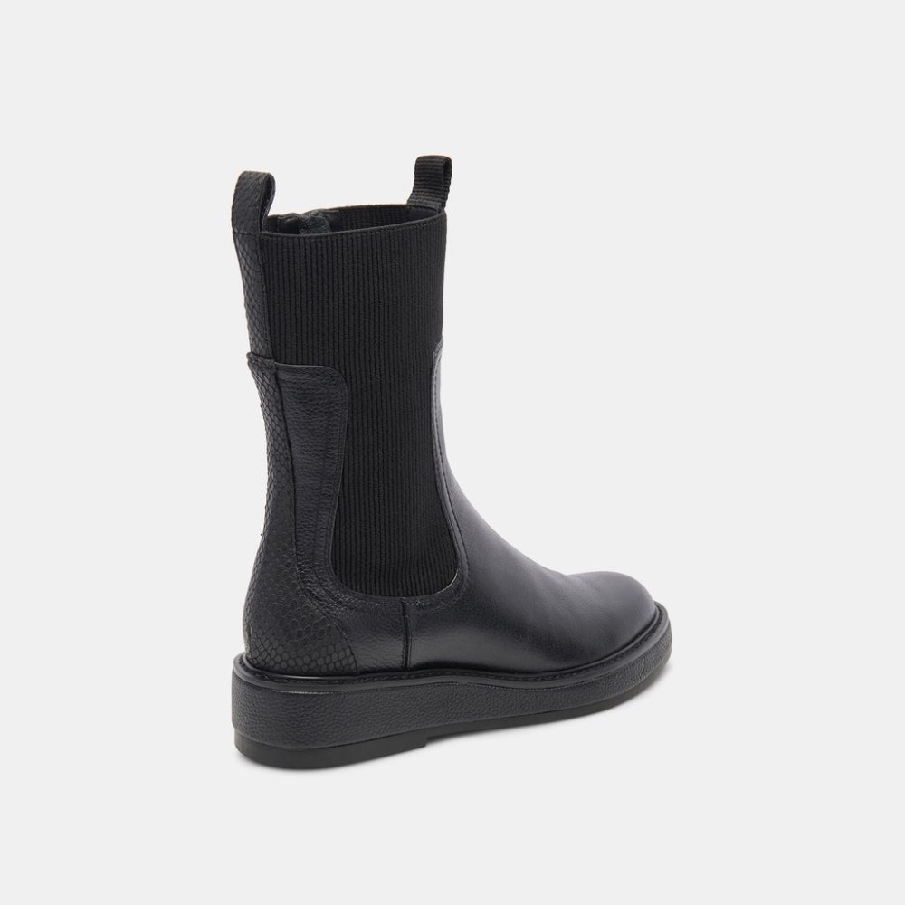 Dolce Vita Elyse H2o Boots Black Leather