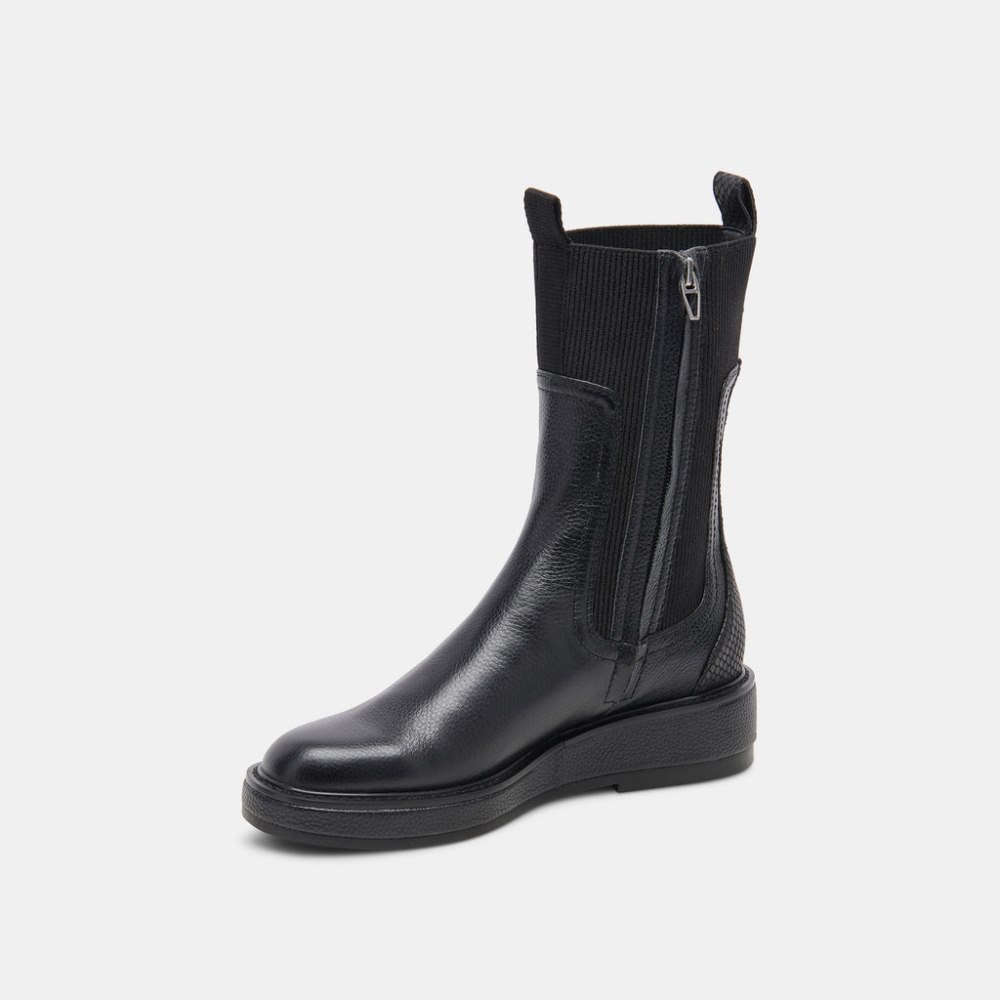 Dolce Vita Elyse H2o Boots Black Leather