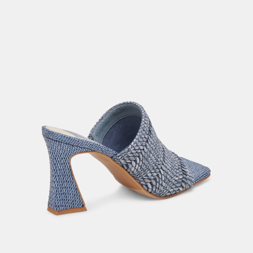 Dolce Vita Novis Heels Blue Woven