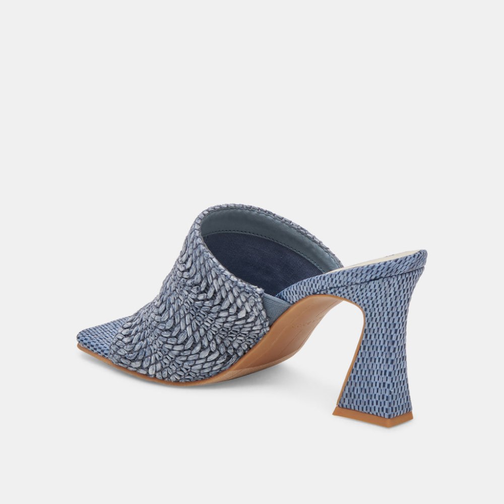Dolce Vita Novis Heels Blue Woven