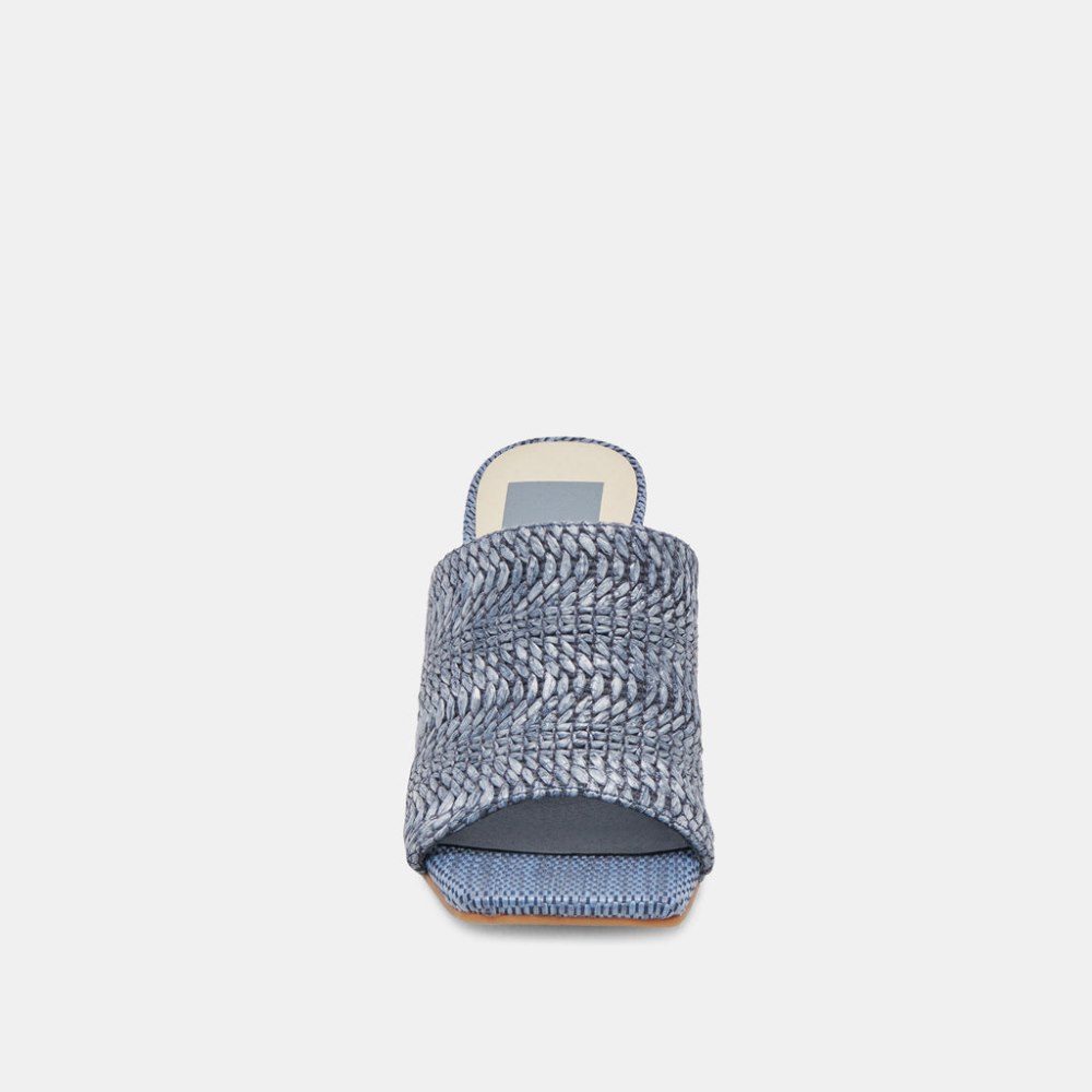 Dolce Vita Novis Heels Blue Woven