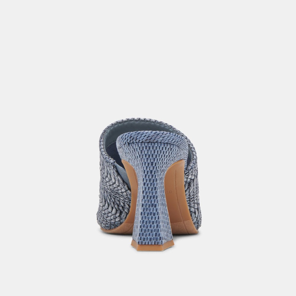 Dolce Vita Novis Heels Blue Woven