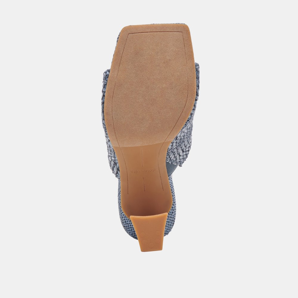 Dolce Vita Novis Heels Blue Woven