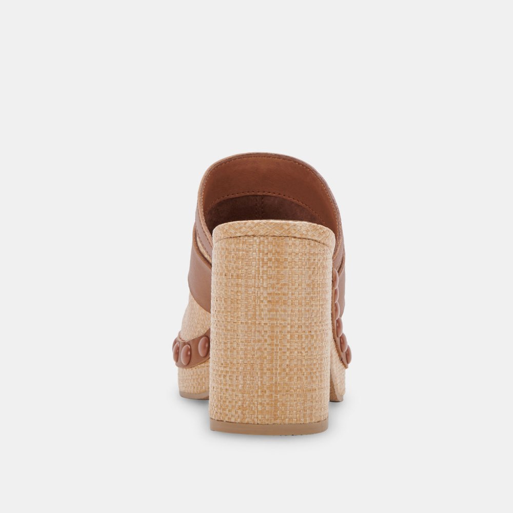 Dolce Vita Carmac Heels Lt Natural Raffia