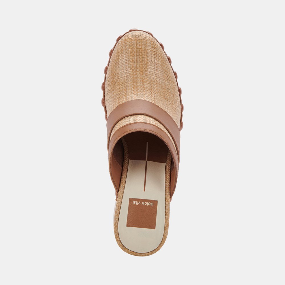 Dolce Vita Carmac Heels Lt Natural Raffia