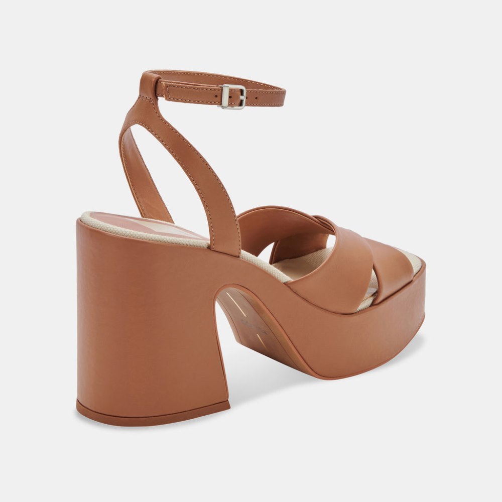 Dolce Vita Wessi Heels Caramel Leather