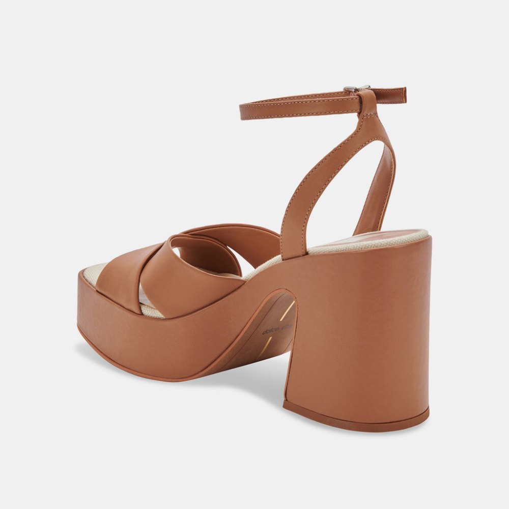 Dolce Vita Wessi Heels Caramel Leather