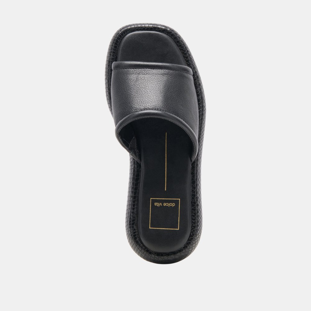 Dolce Vita Aisha Sandals Black Leather