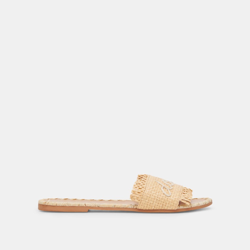 Dolce Vita Camino Sandals Lt Natural Raffia
