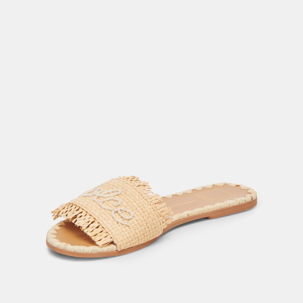 Dolce Vita Camino Sandals Lt Natural Raffia