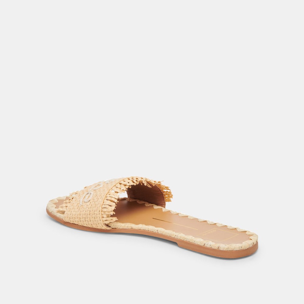 Dolce Vita Camino Sandals Lt Natural Raffia
