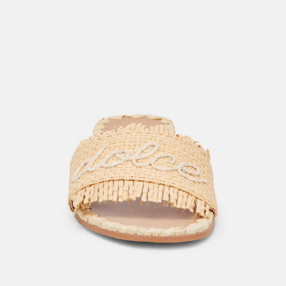 Dolce Vita Camino Sandals Lt Natural Raffia