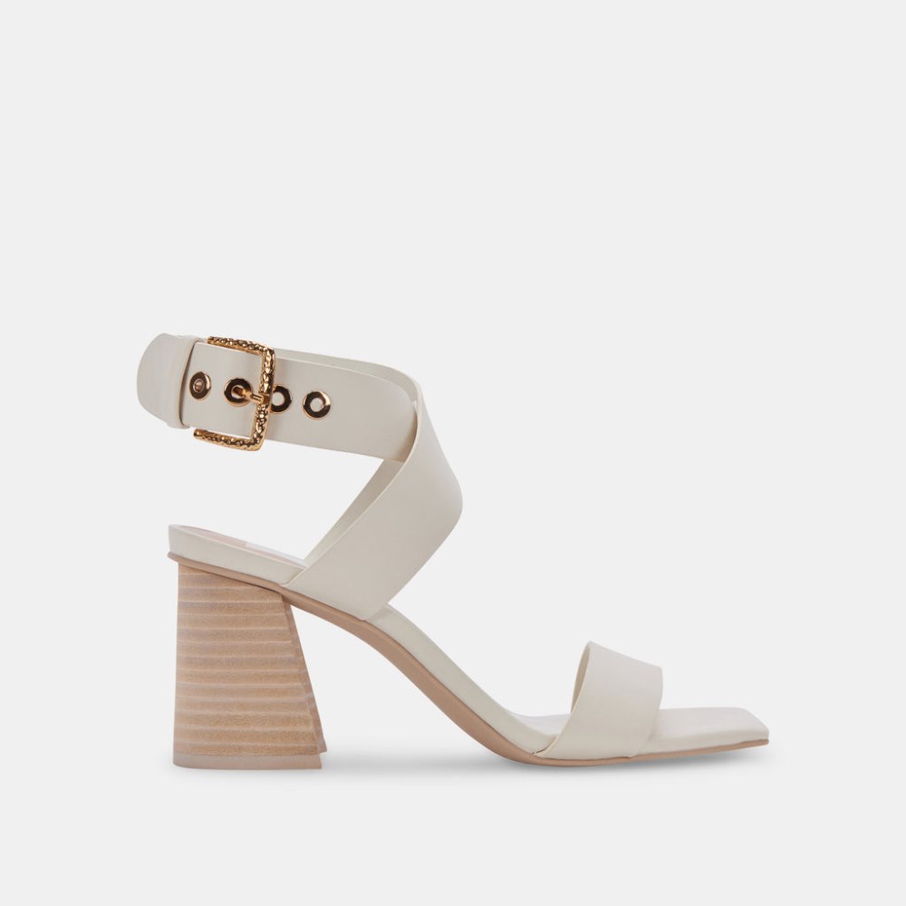 Dolce Vita Paytin Heels Ivory Leather