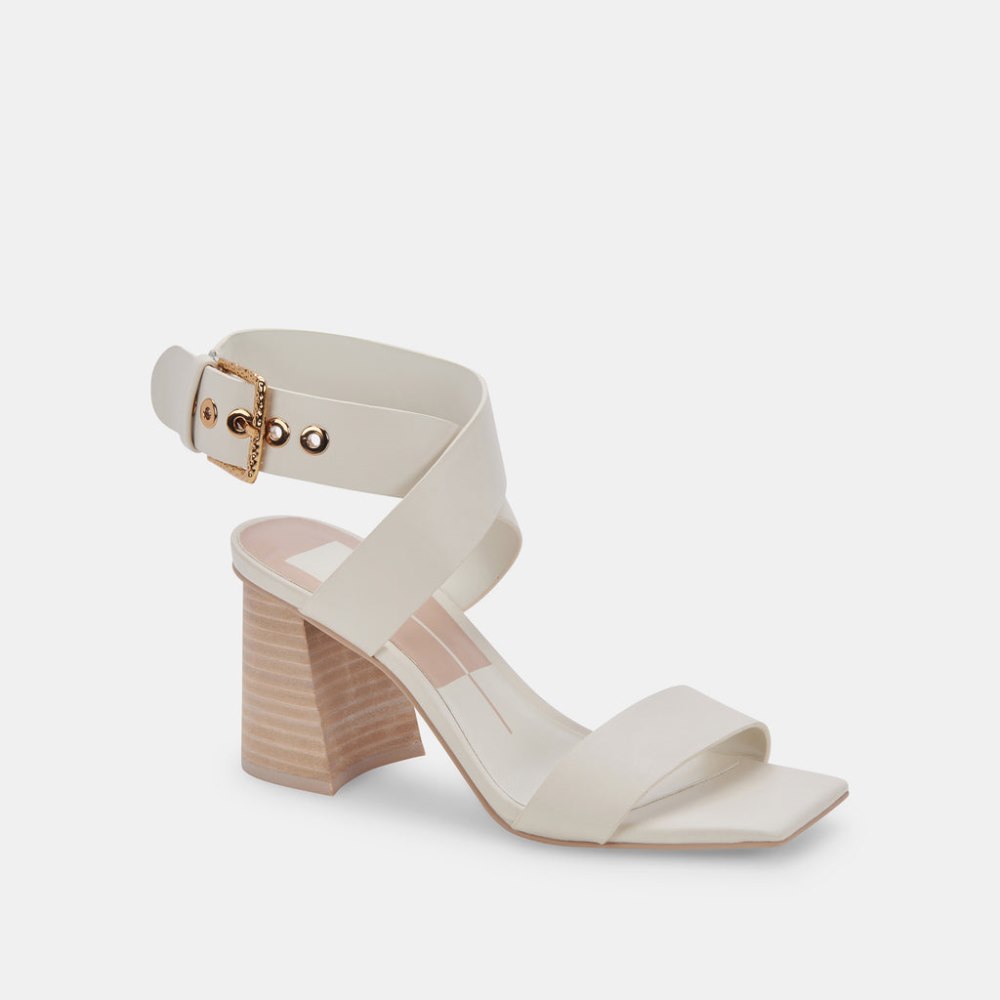 Dolce Vita Paytin Heels Ivory Leather
