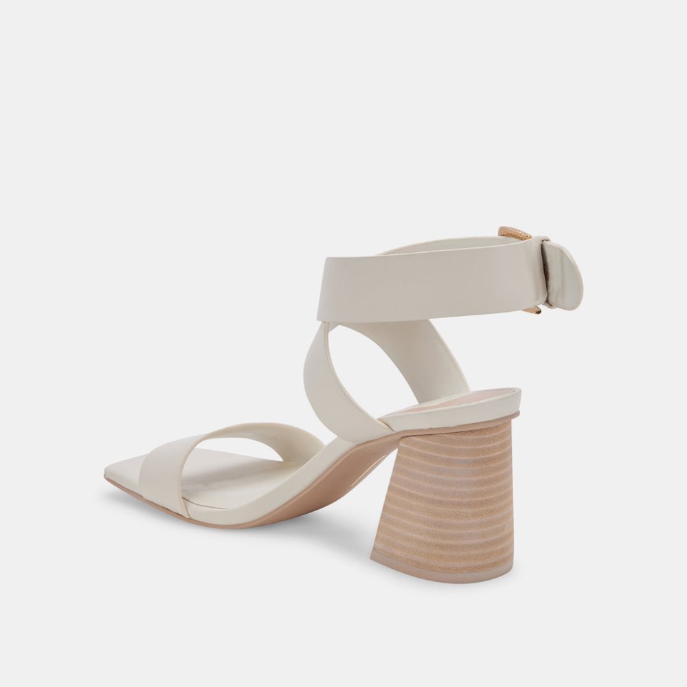 Dolce Vita Paytin Heels Ivory Leather