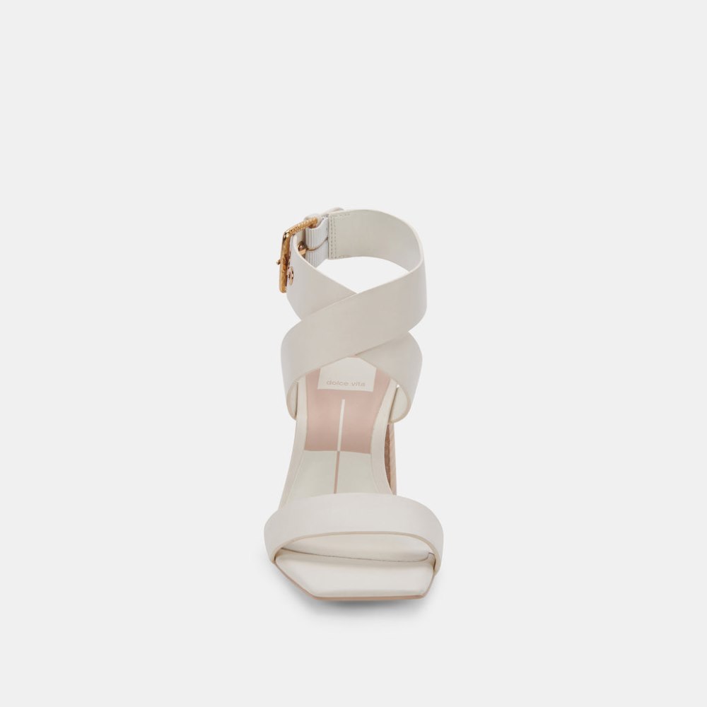 Dolce Vita Paytin Heels Ivory Leather