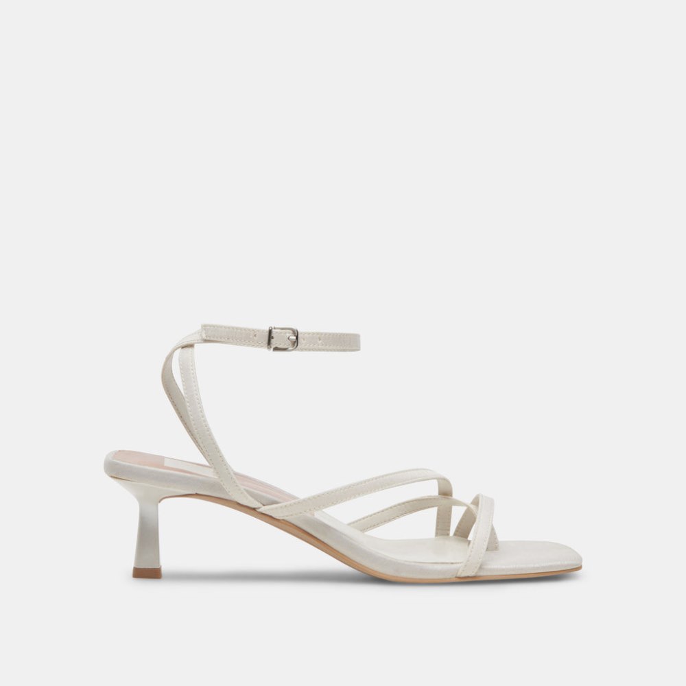Dolce Vita Betsi Heels Off White Satin