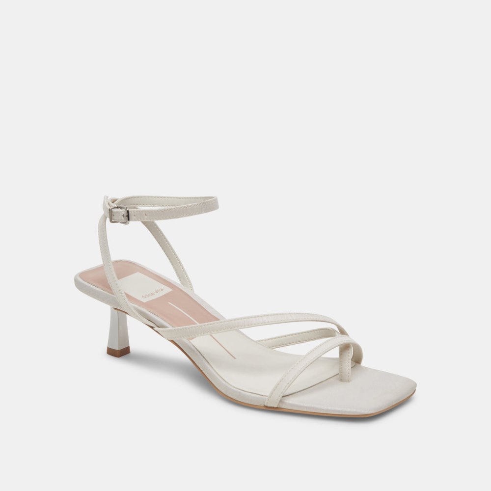 Dolce Vita Betsi Heels Off White Satin