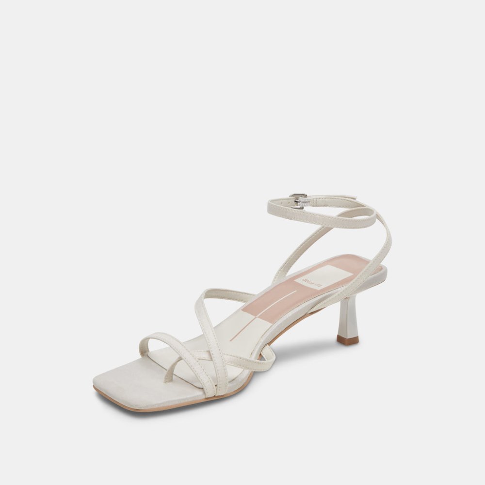 Dolce Vita Betsi Heels Off White Satin