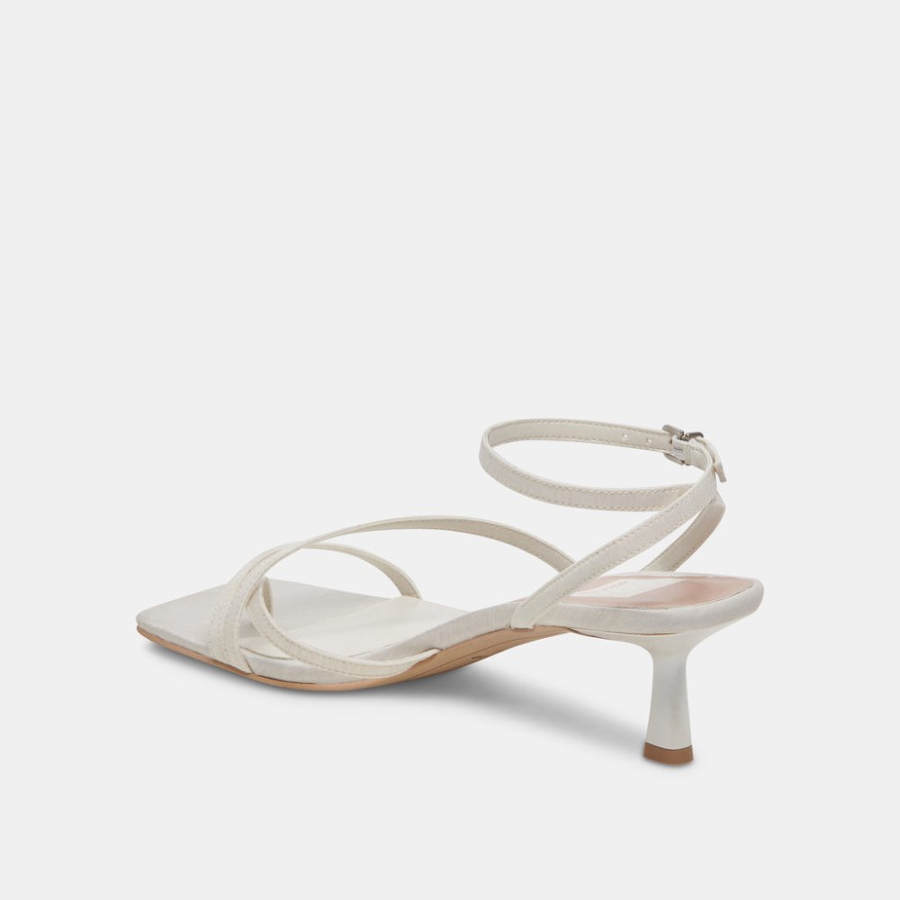 Dolce Vita Betsi Heels Off White Satin