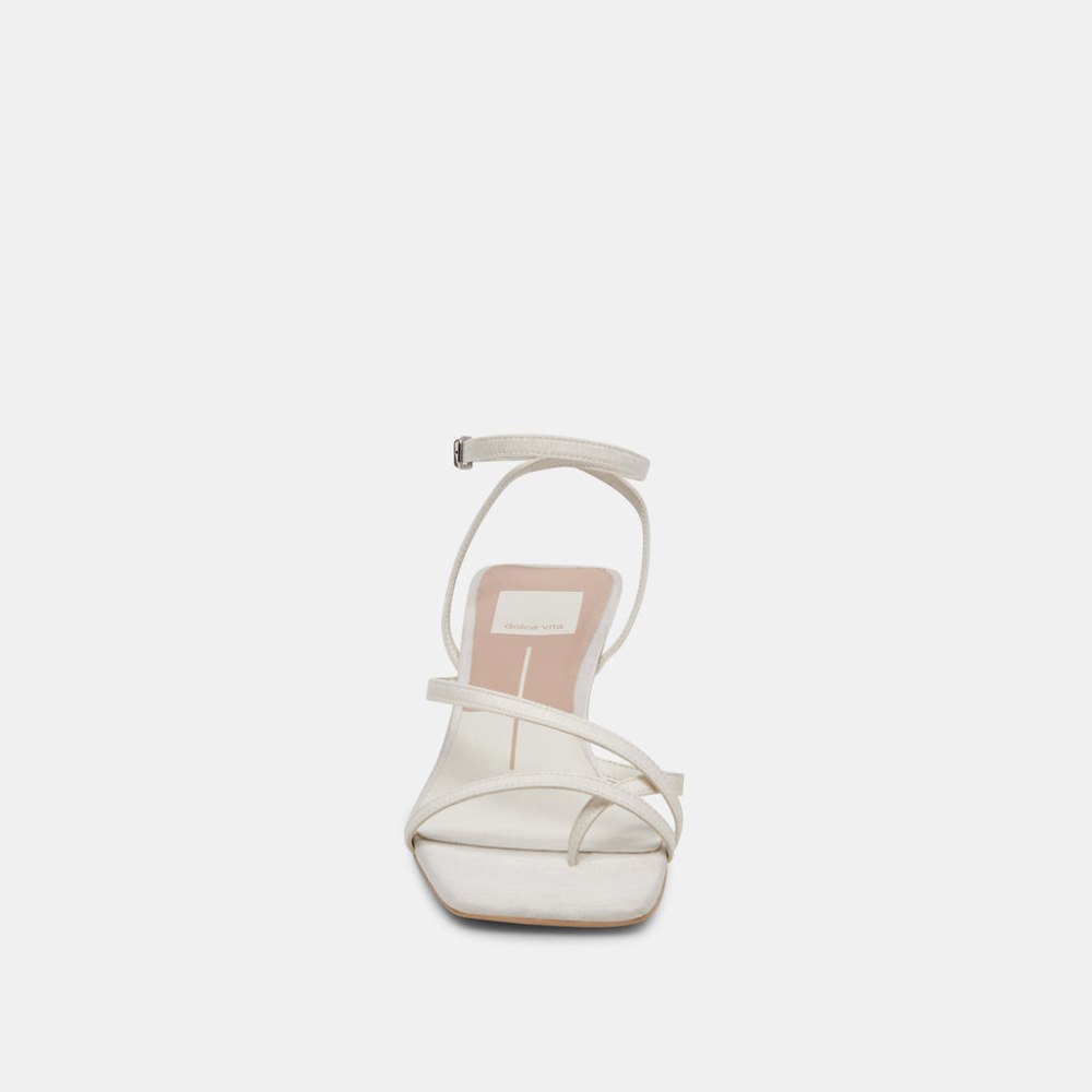 Dolce Vita Betsi Heels Off White Satin