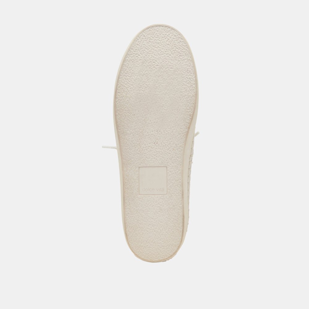 Dolce Vita Zolen Sneakers Black Natural Raffia