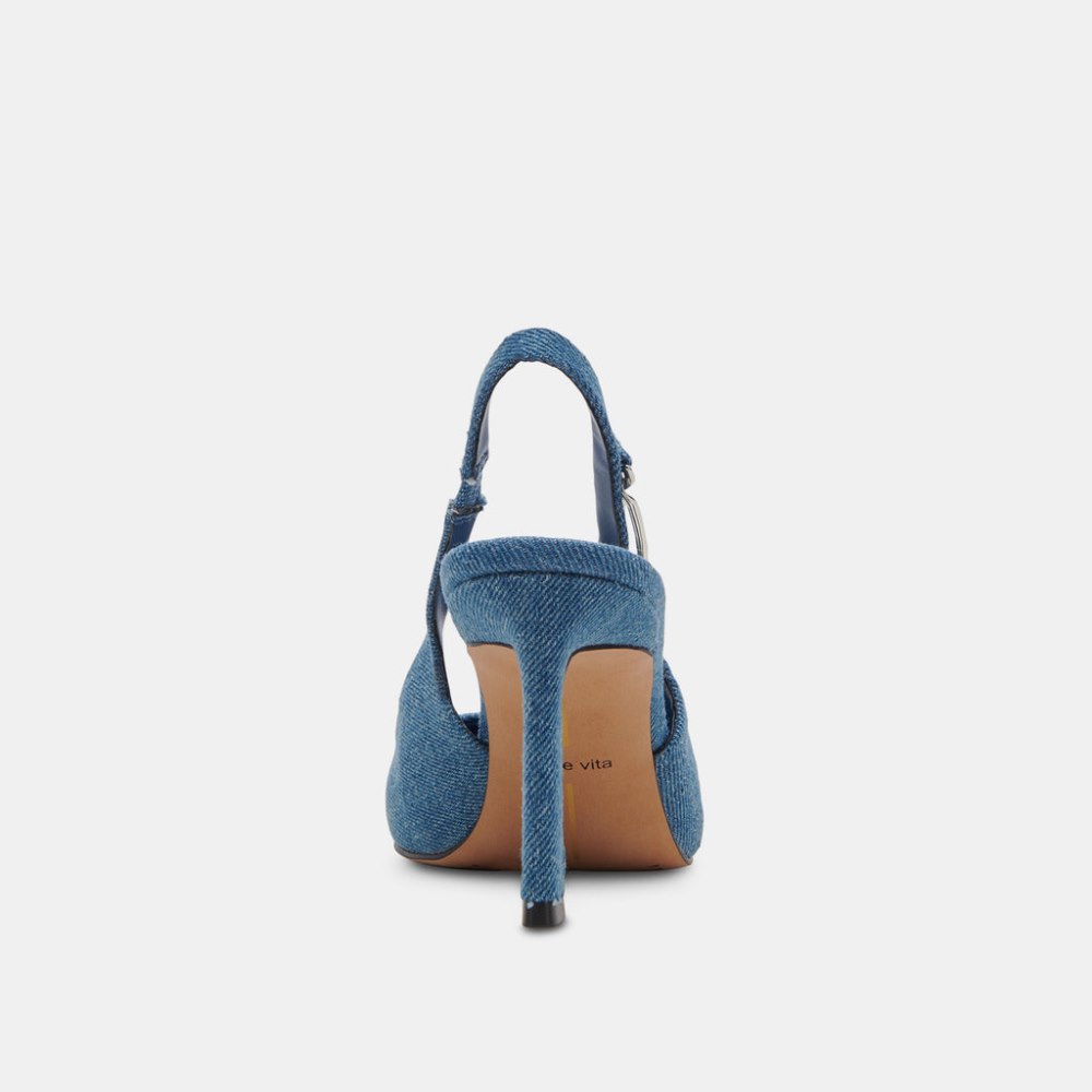 Dolce Vita Krista Heels Blue Denim