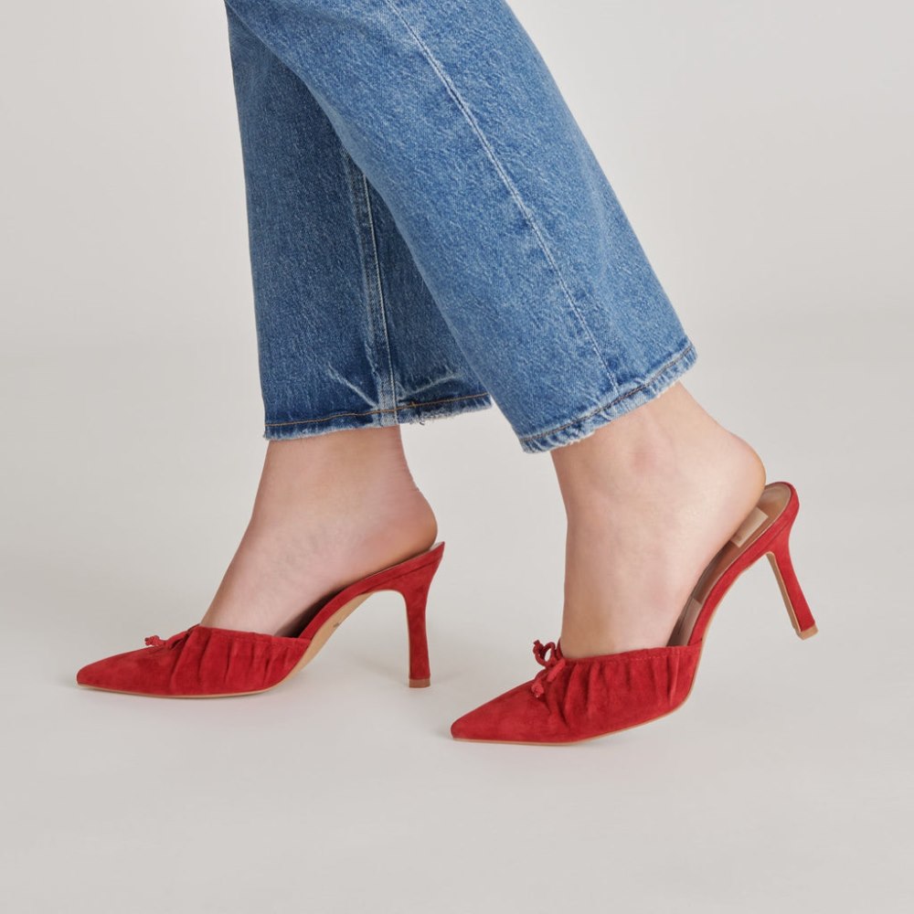 Dolce Vita Kairi Heels Crimson Suede