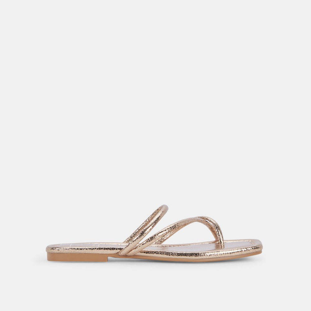 Dolce Vita Leanna Sandals Dark Gold Crackled Stella