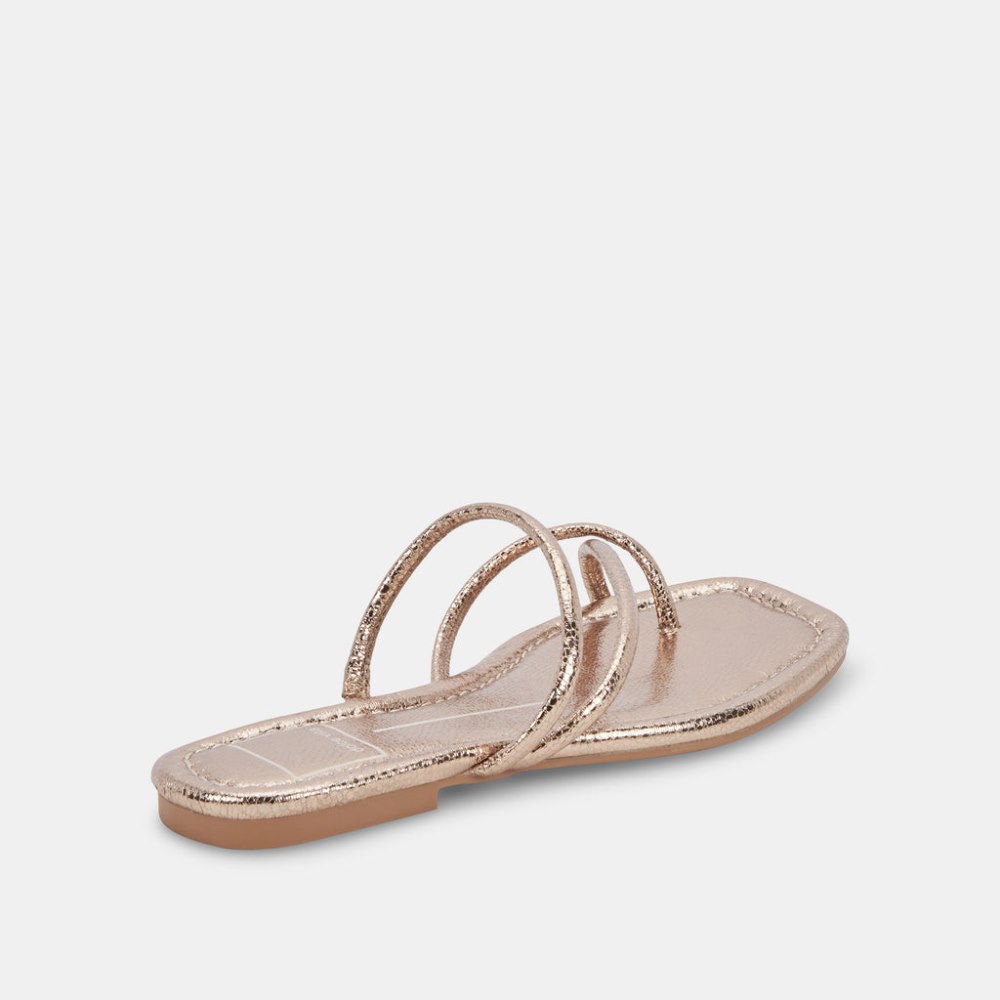 Dolce Vita Leanna Sandals Dark Gold Crackled Stella