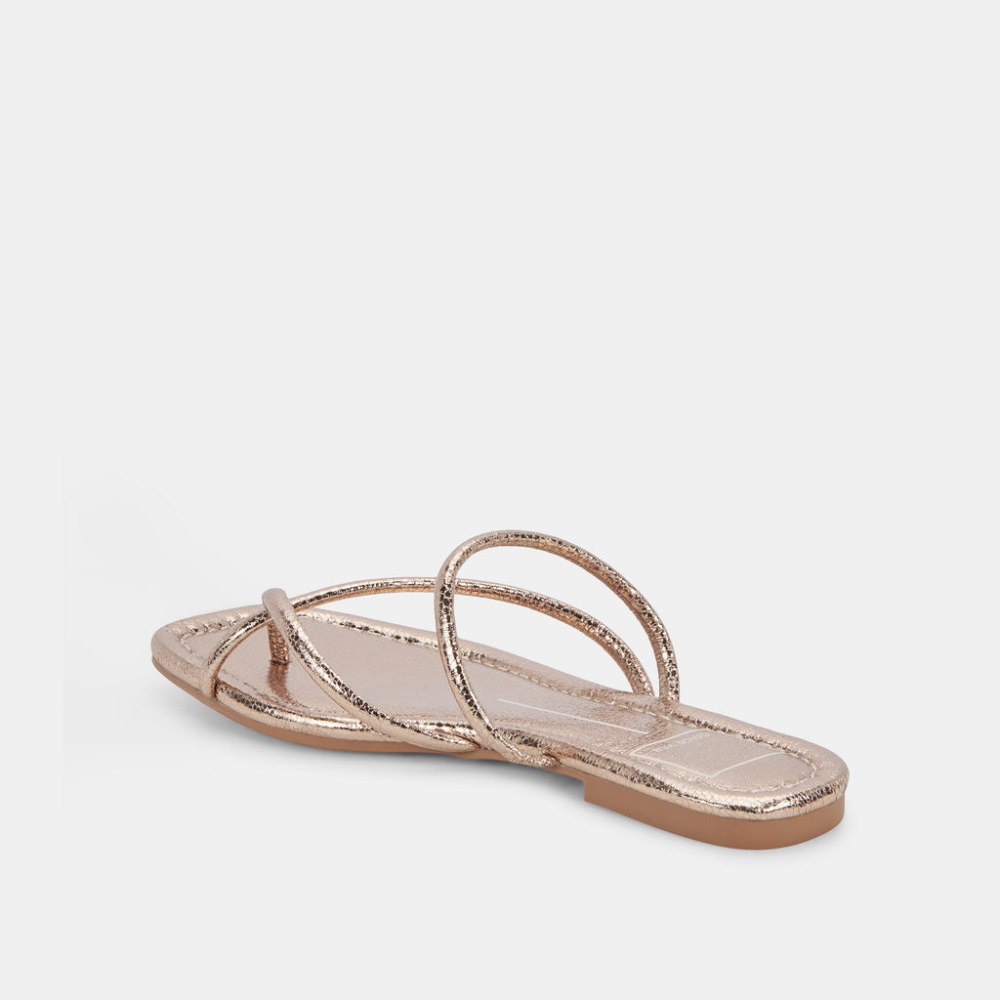 Dolce Vita Leanna Sandals Dark Gold Crackled Stella