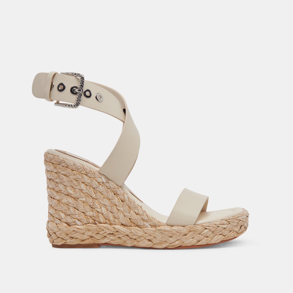 Dolce Vita Aldona Wedges Ivory Leather