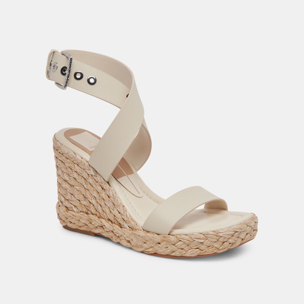 Dolce Vita Aldona Wedges Ivory Leather