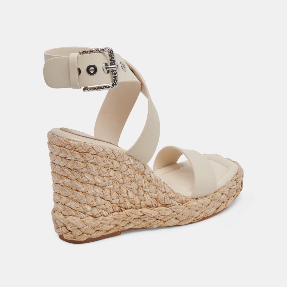 Dolce Vita Aldona Wedges Ivory Leather