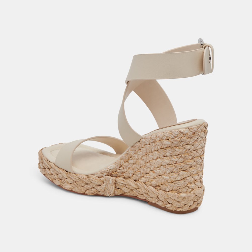Dolce Vita Aldona Wedges Ivory Leather