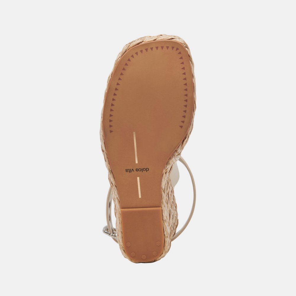 Dolce Vita Aldona Wedges Ivory Leather