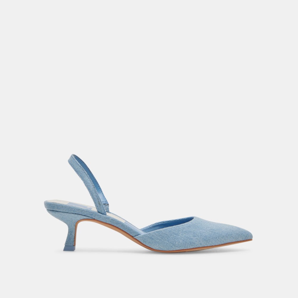 Dolce Vita Corsa Heels Blue Denim