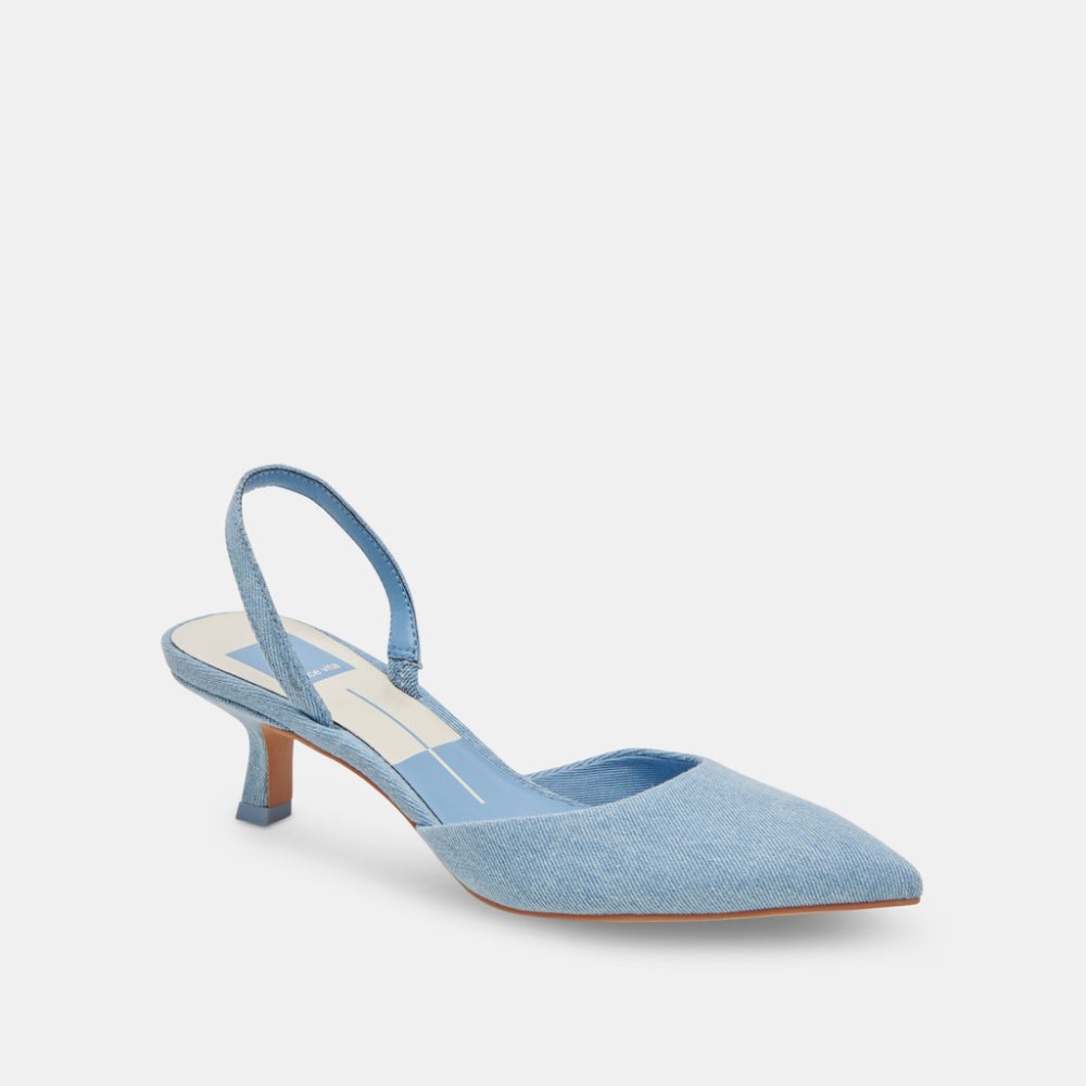 Dolce Vita Corsa Heels Blue Denim