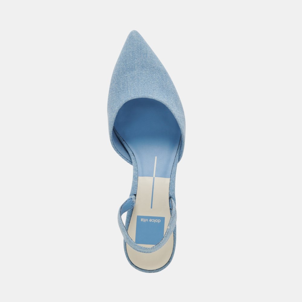 Dolce Vita Corsa Heels Blue Denim