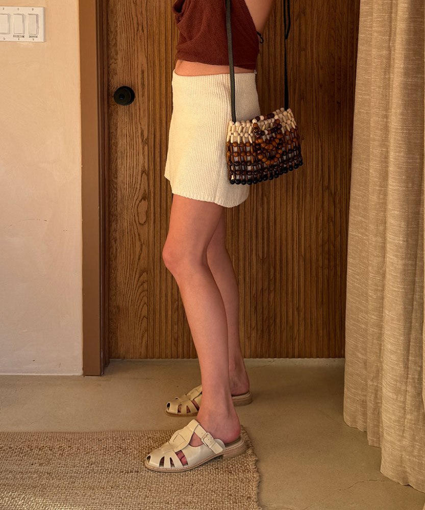 Dolce Vita Hippie Flats Sand Crinkle Patent