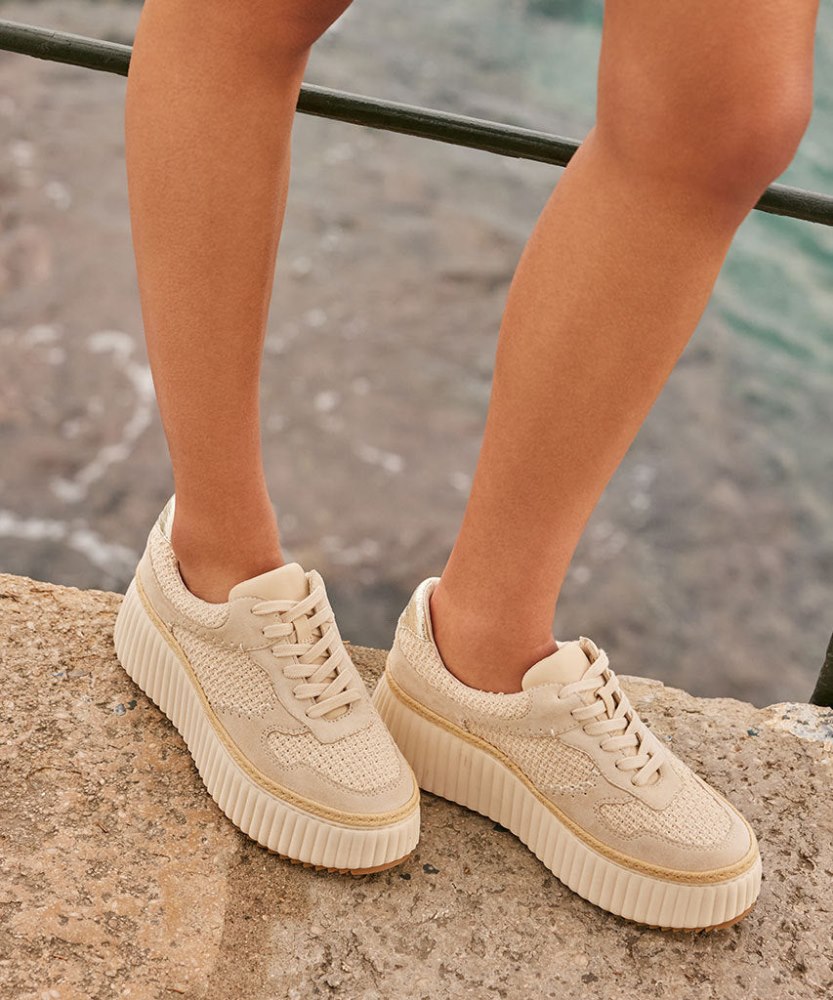 Dolce Vita Dandi Sneakers Sandstone Knit
