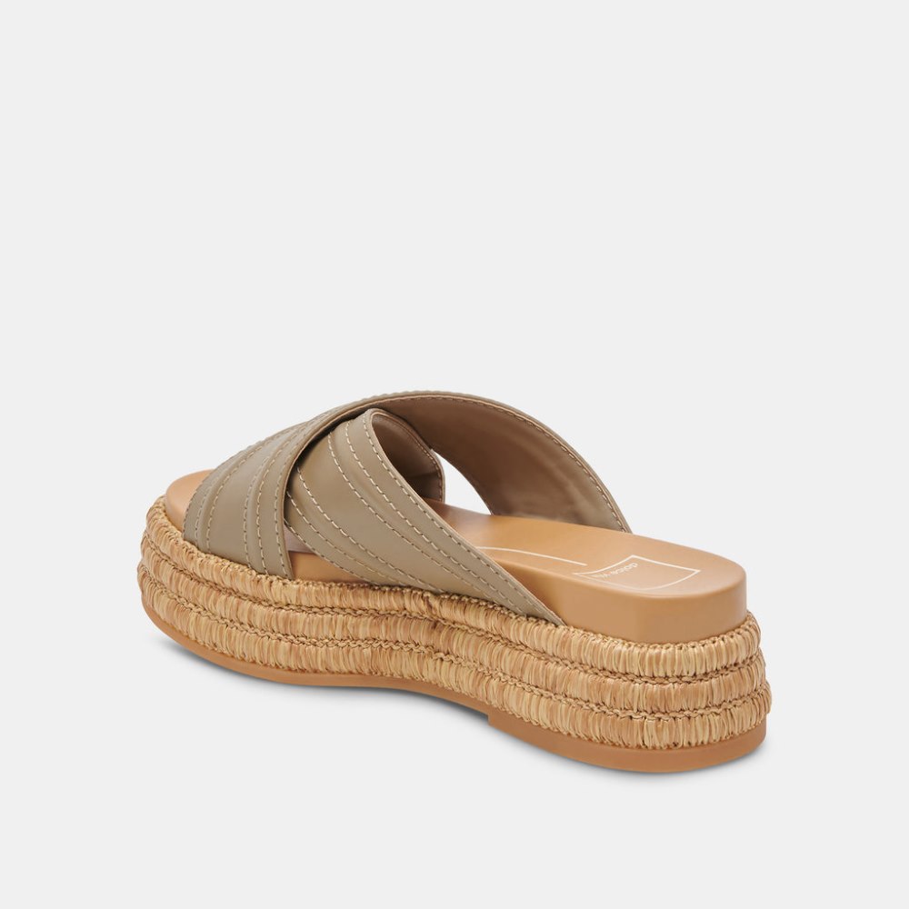 Dolce Vita Weslee Sandals Olive Leather