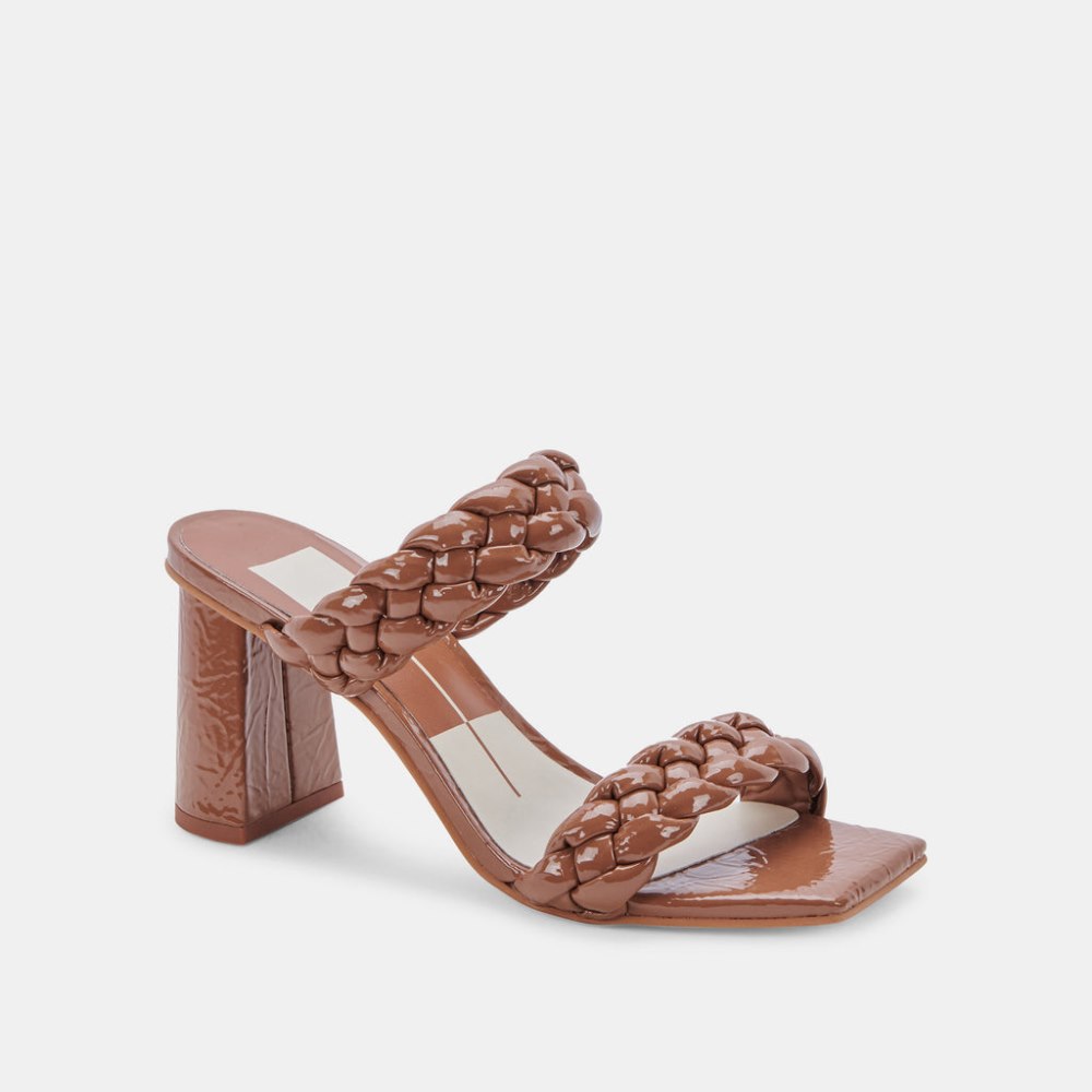 Dolce Vita Paily Heels Taupe Patent Stella