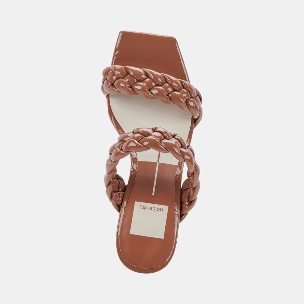 Dolce Vita Paily Heels Taupe Patent Stella