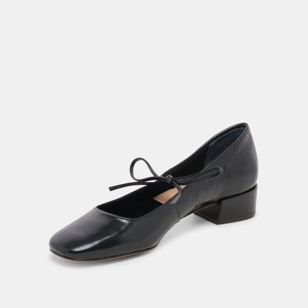 Dolce Vita Ardien Heels Midnight Crinkle Patent